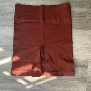 Brown evolve gym/lounge shorts